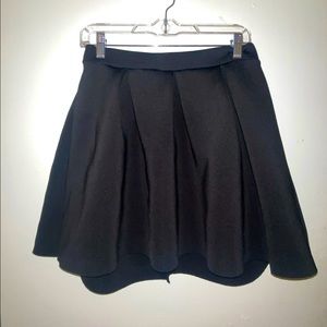 Charlotte Russe Black Skater Mini Skirt